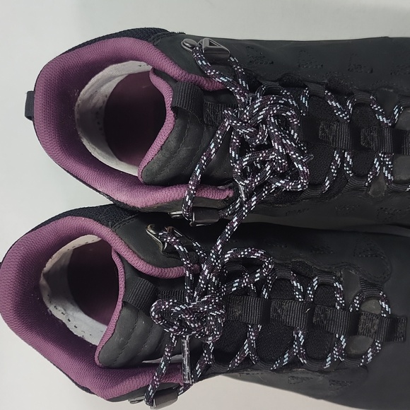 Teva Arrowood Lux Mid Waterproof Black Leather Shoes Womens Size 8.5 - Picture 3 of 8